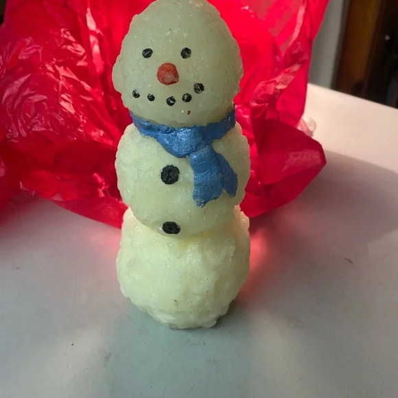 New snowmen candles ( never lit) 3 - Picture 3 of 4